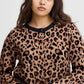 Leopard Print Knit Cardigan