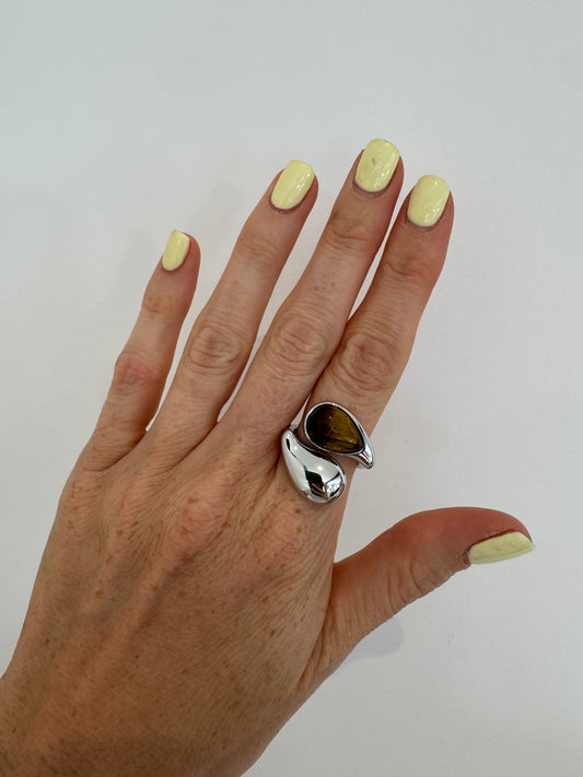 Silver Rita Stone Ring