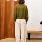 BERGAMOT KHAKI CARDIGAN