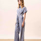 OCEANUS JUMPSUIT AZURE BLUE