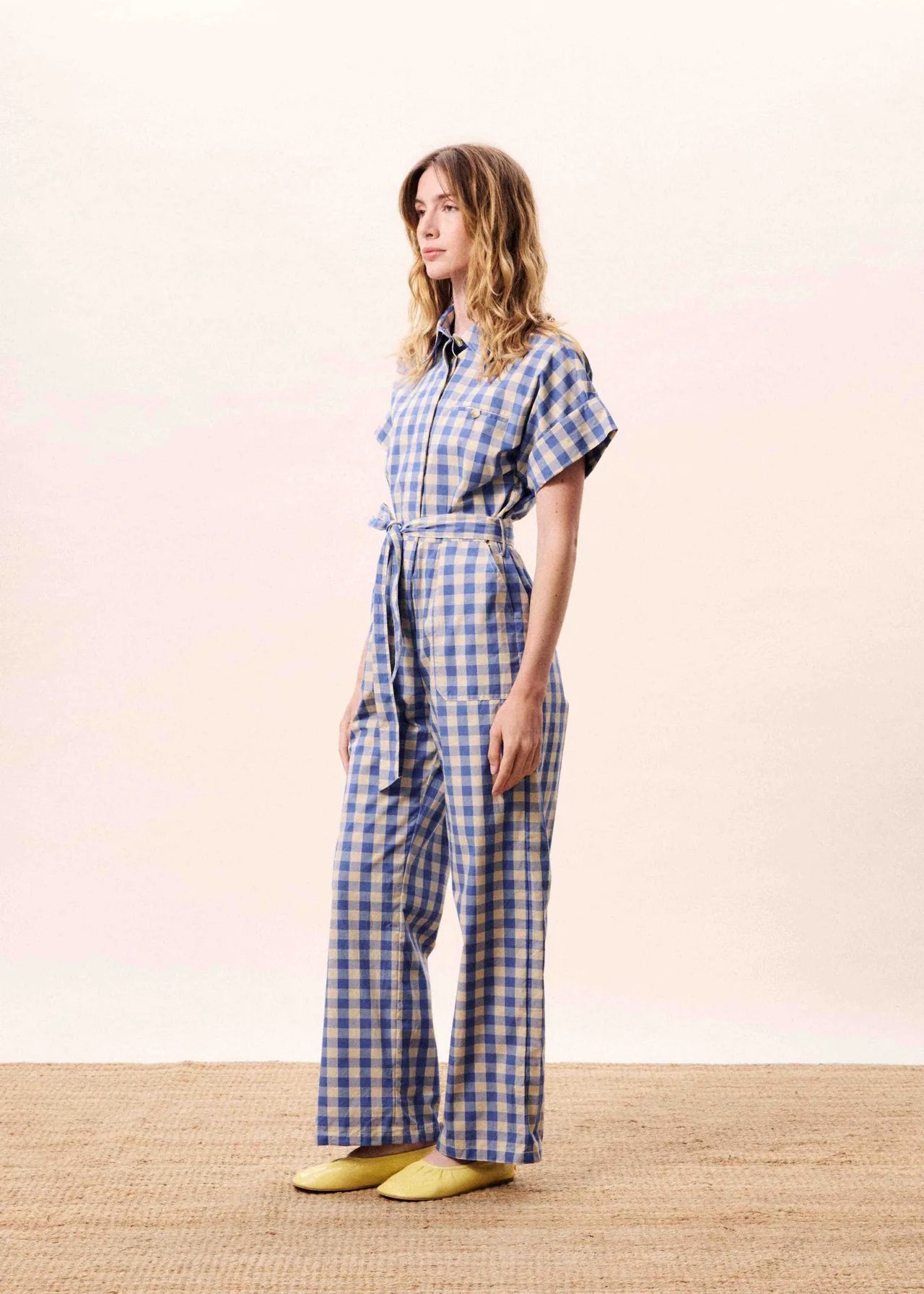 OCEANUS JUMPSUIT AZURE BLUE