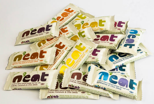N'eat Natural Energy Bars Mixed Rainbow Box 16x45g
