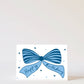 Bows Birthday Card Blue: Blue / Matte