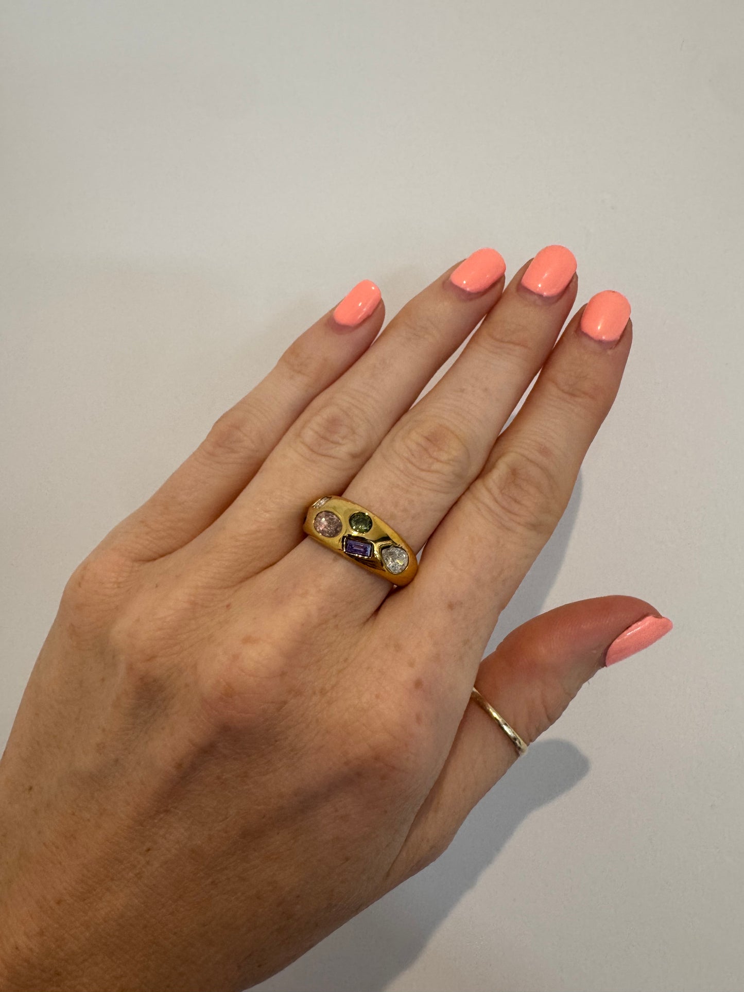 Multi Gem Ring