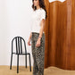 LEOPARD BOBTAIL JEANS