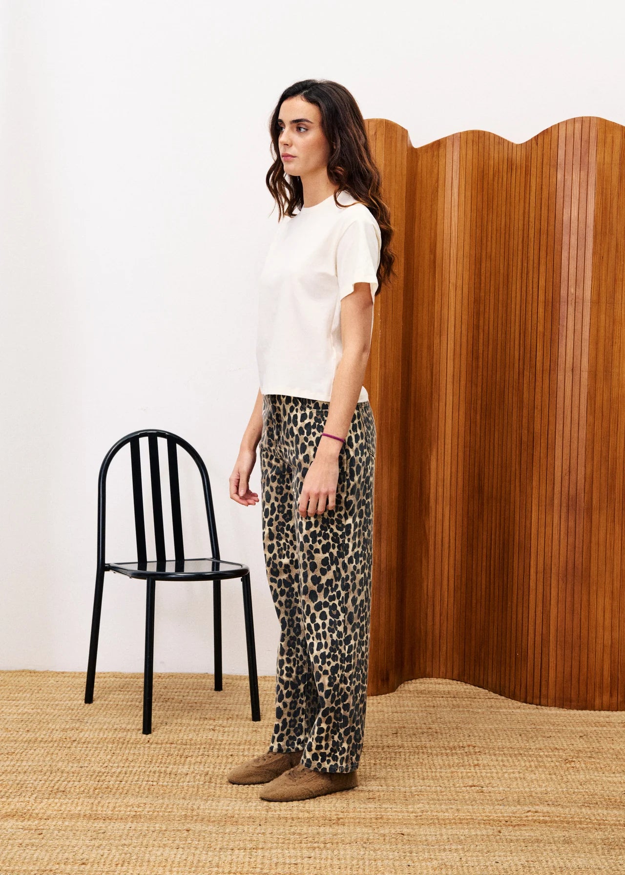 LEOPARD BOBTAIL JEANS