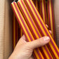 AUTUMN PINSTRIPES INDIVIDUAL : White/navy