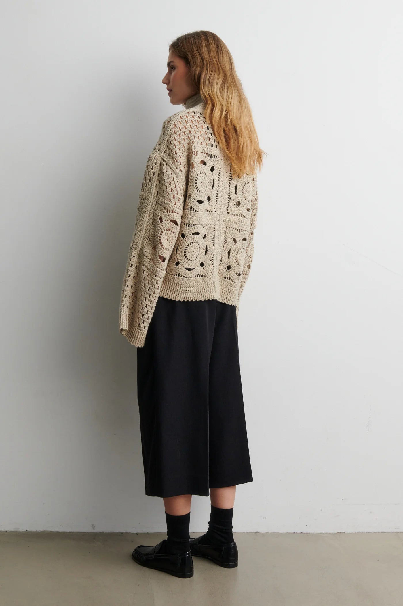 Crosette Knit Cardigan