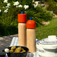 Salt & Pepper Grinder - Orange & Blue: Large
