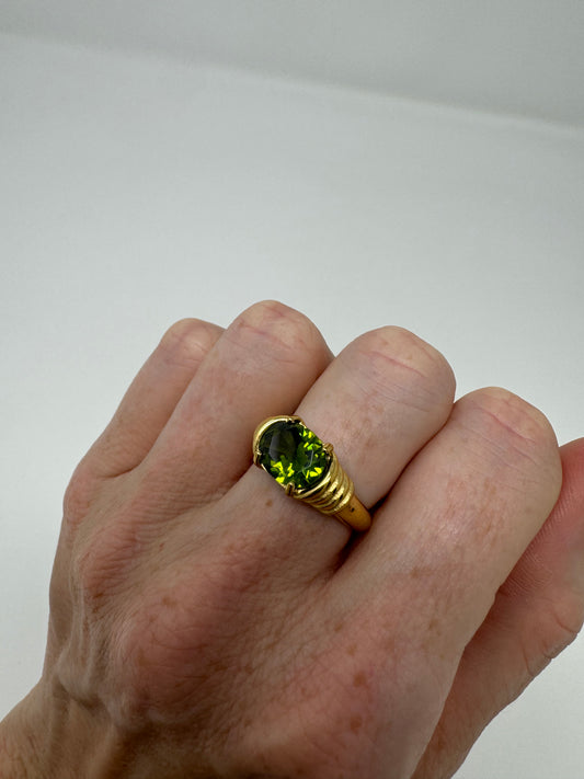 Mona Gem Ring : Green