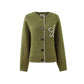 BERGAMOT KHAKI CARDIGAN