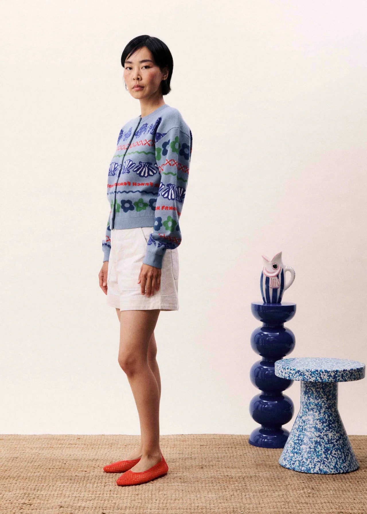 LIGHT BLUE CARDIGAN FEDERICA