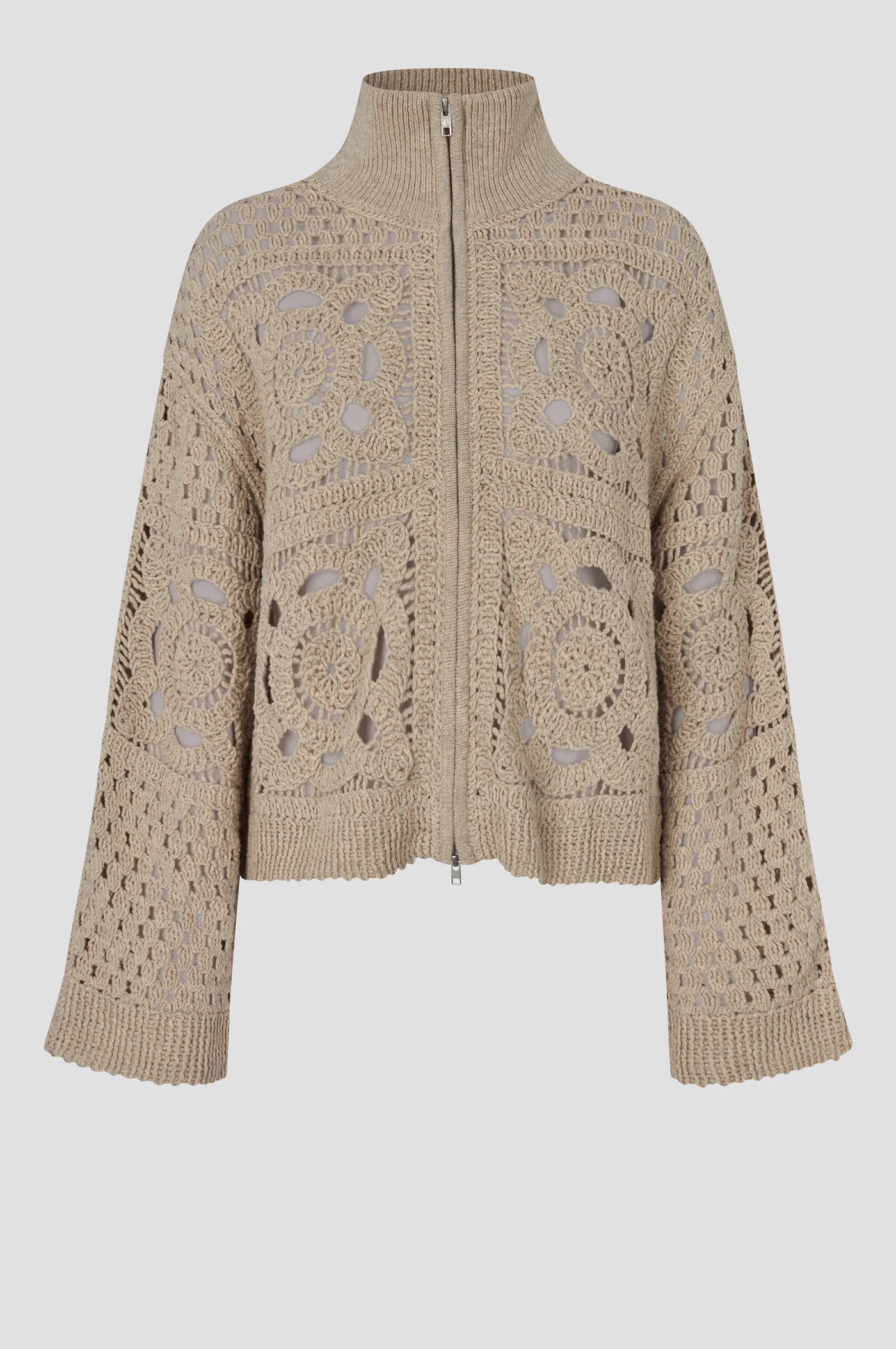 Crosette Knit Cardigan