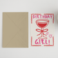 Birthday Girl A6/5x7 card: Naked (No cello or clasp) / A6