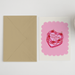 Happy wedding day A6/5x7 card: Cello Bag (Biodegradeable) / A6