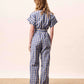 OCEANUS JUMPSUIT AZURE BLUE