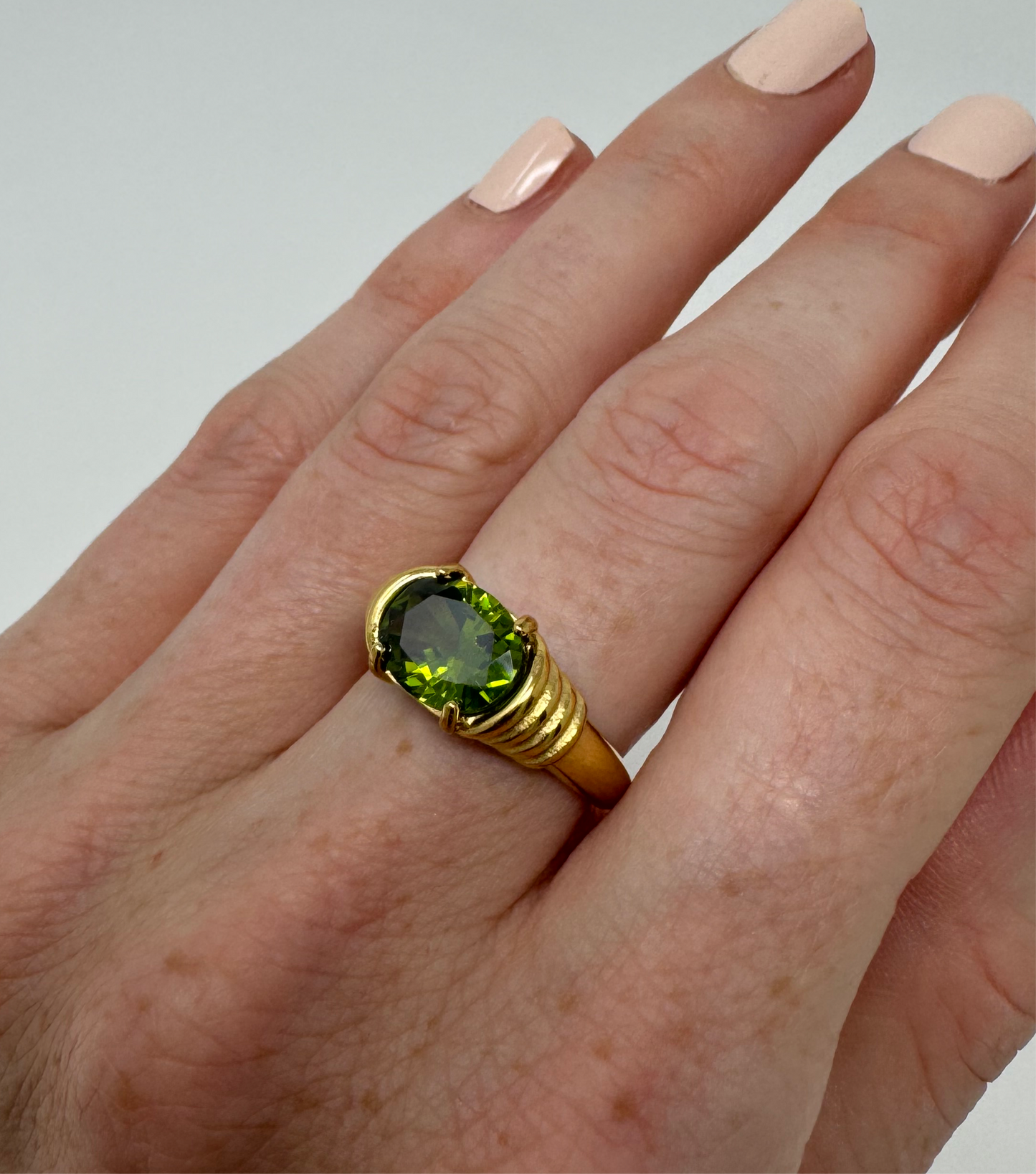 Mona Gem Ring : Green