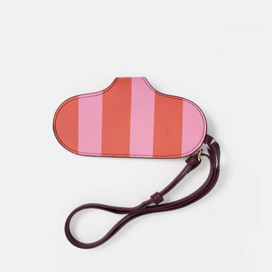 Orange/Pink & Green/Pink Stripe Fold Glasses Case