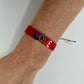 LOVE material bracelet : Red