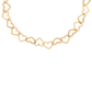 Linked Hearts Bracelet : Gold
