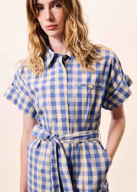 OCEANUS JUMPSUIT AZURE BLUE