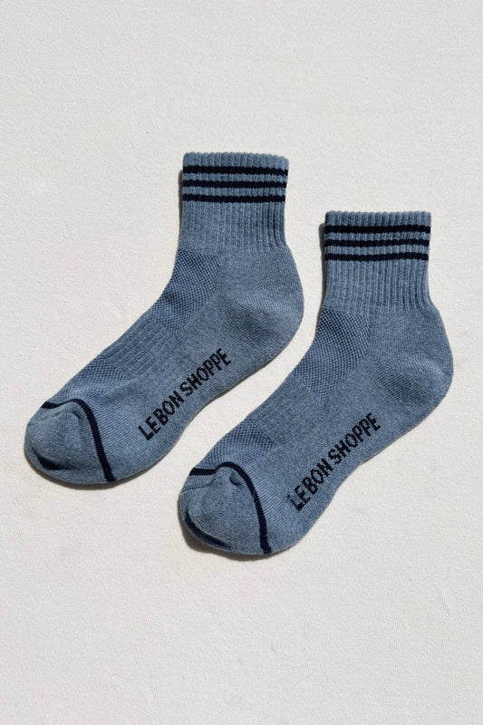 Girlfriend Socks : Indigo