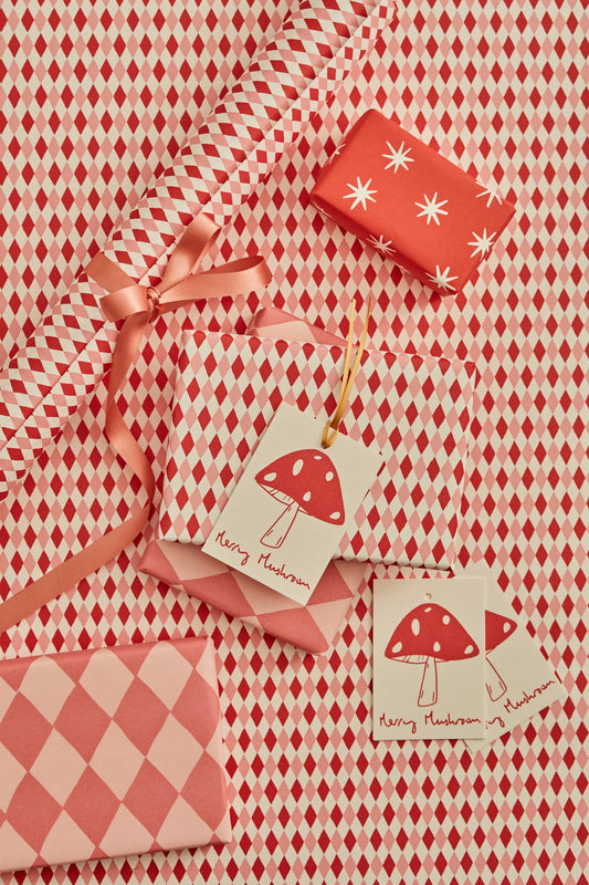 Gift Tags - Merry Mushroom Set of 8