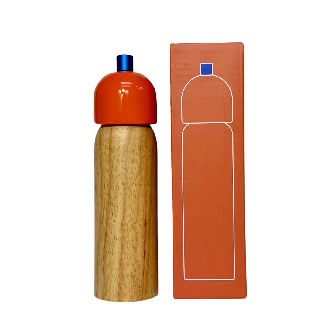 Salt & Pepper Grinder - Orange & Blue: Large