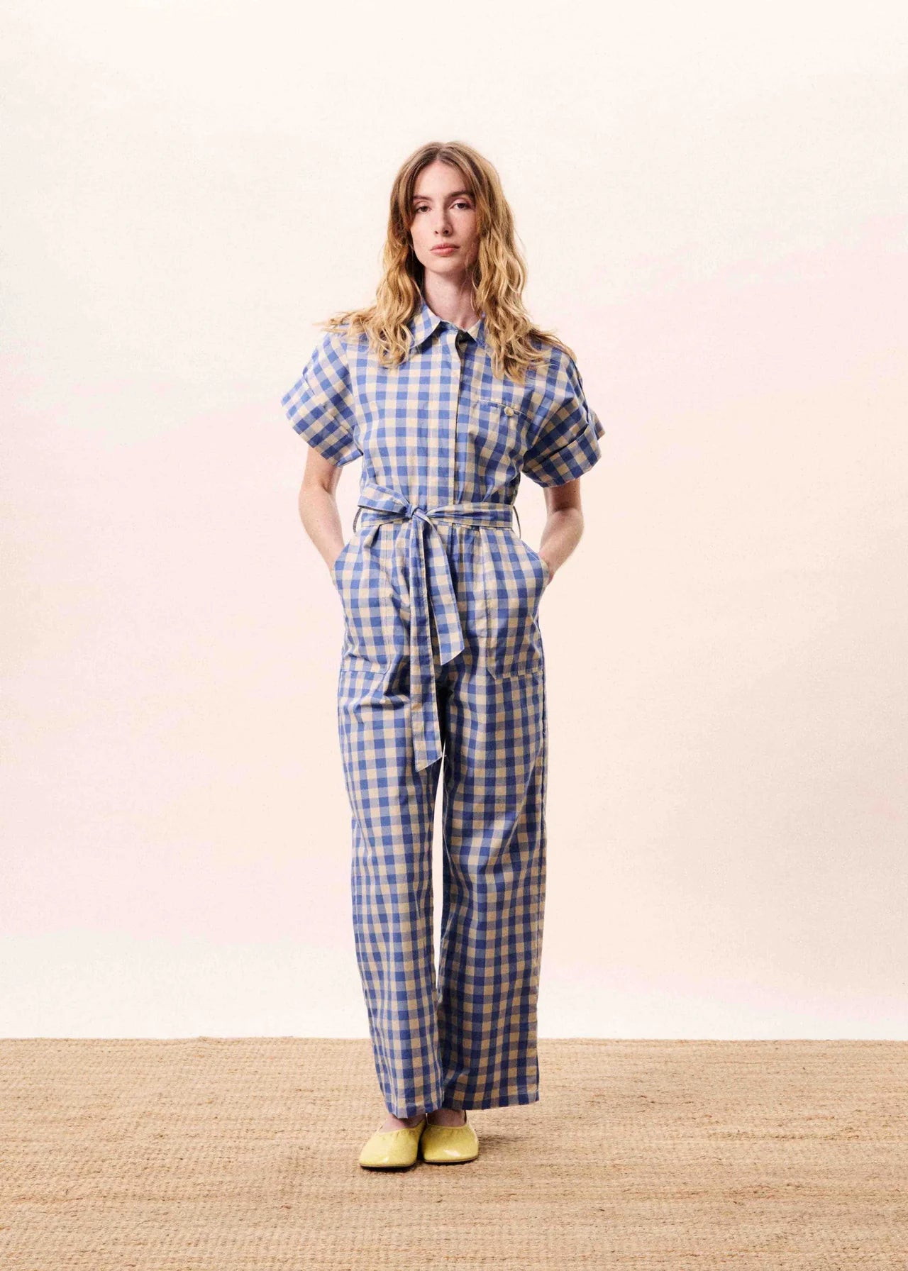 OCEANUS JUMPSUIT AZURE BLUE