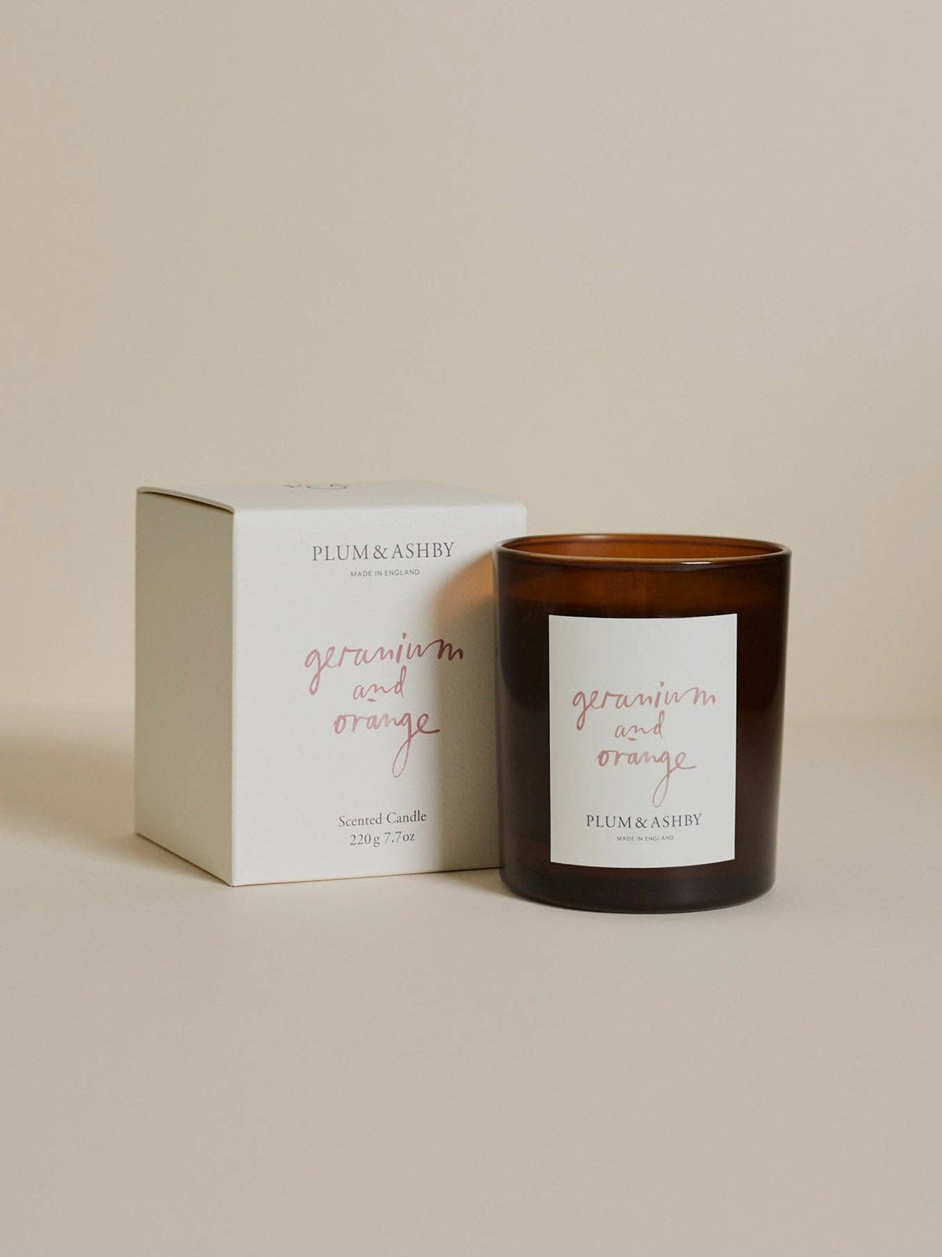 Geranium & Orange Candle 220g