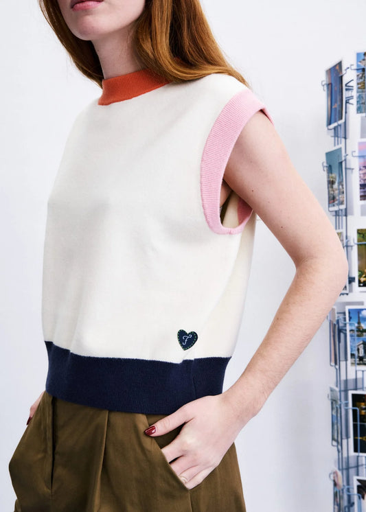 MICKLE CREAM PULLOVER