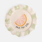 Grapefruit Zest For Life Ceramic Plate