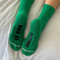 Hugger Socks : KELLY/ BLACK