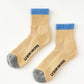 Color Block Girlfriend Socks : Yellow Blue