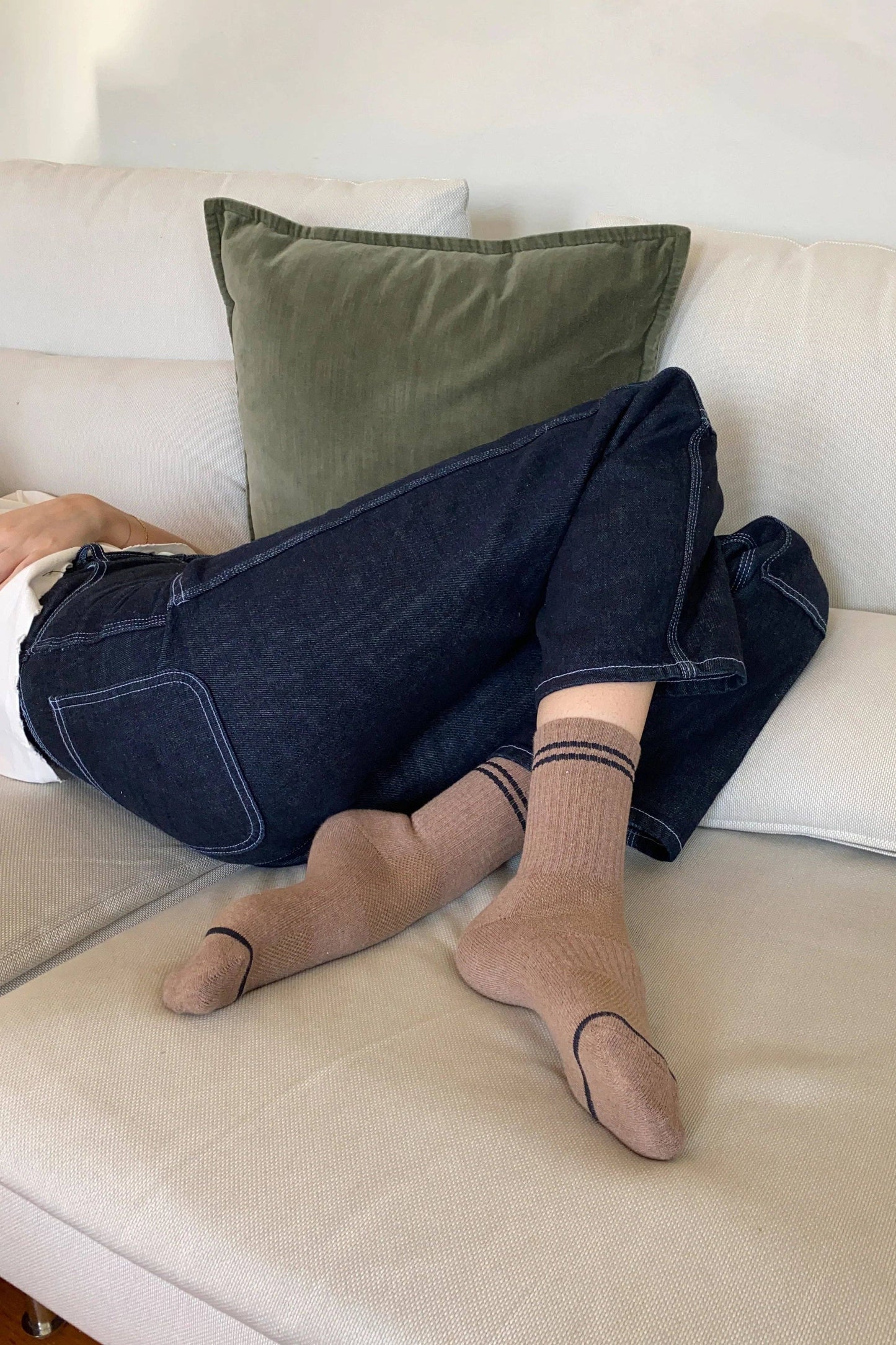 Boyfriend Socks : Cashew