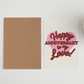 Happy Anniversary card: