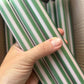 AUTUMN PINSTRIPES INDIVIDUAL : White/navy