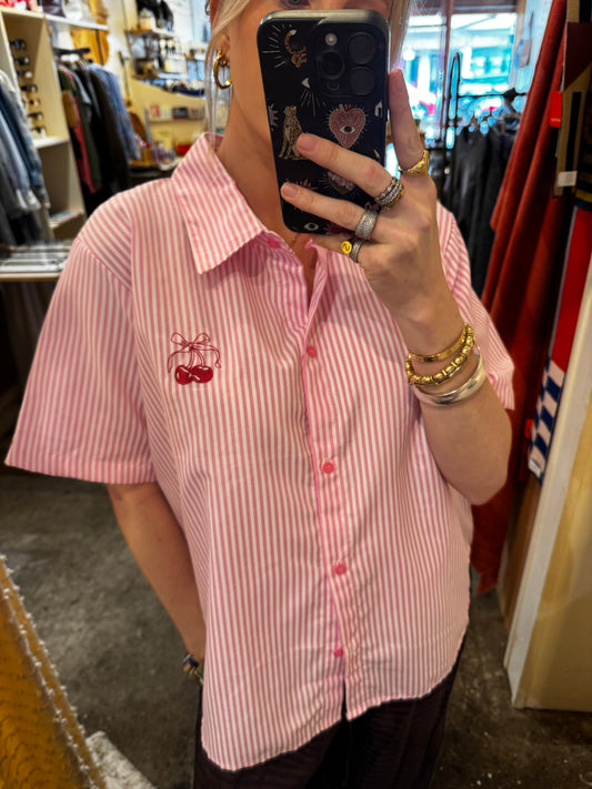 Cherry Stripe Shirt