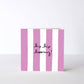 Stripe Hip Hip Hooray Card