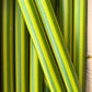 AUTUMN PINSTRIPES INDIVIDUAL : White/navy