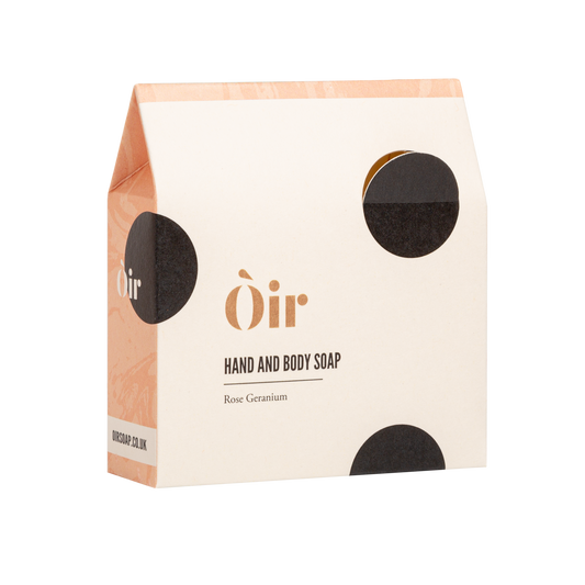 Rose geranium hand and body soap