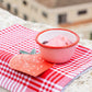 Strawberry Enamel Bowl