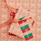 Gift Tags - Merry Christmas Stripe Set of 8 