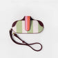 Orange/Pink & Green/Pink Stripe Fold Glasses Case