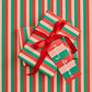 Gift Tags - Merry Christmas Stripe Set of 8 