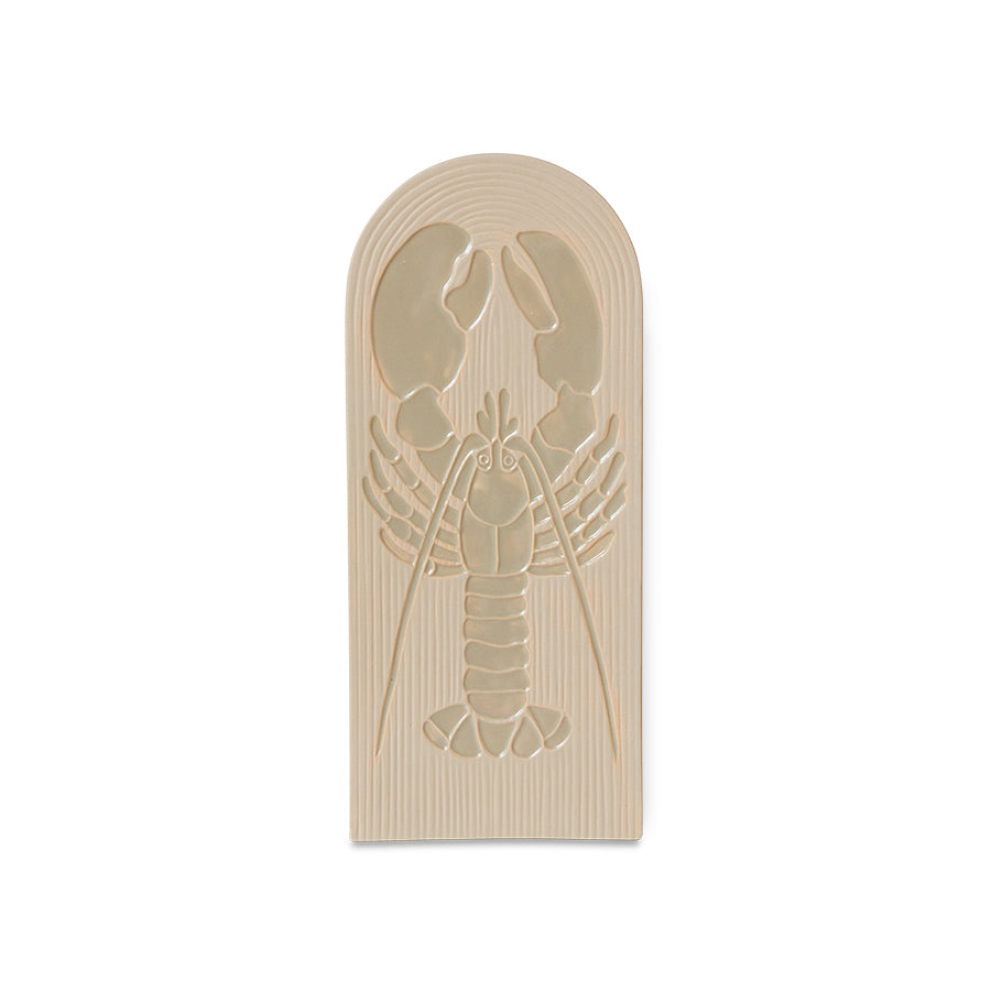 Stoneware wall tile
lobster