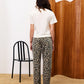 LEOPARD BOBTAIL JEANS