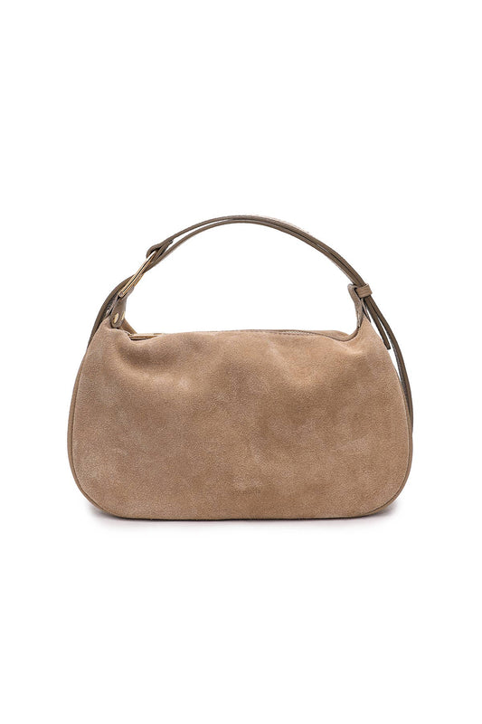 AMICIE SUEDE Bag : Light taupe