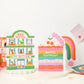Rainbow Sprinkle Cake Die Cut Luxury Birthday Card For Kids