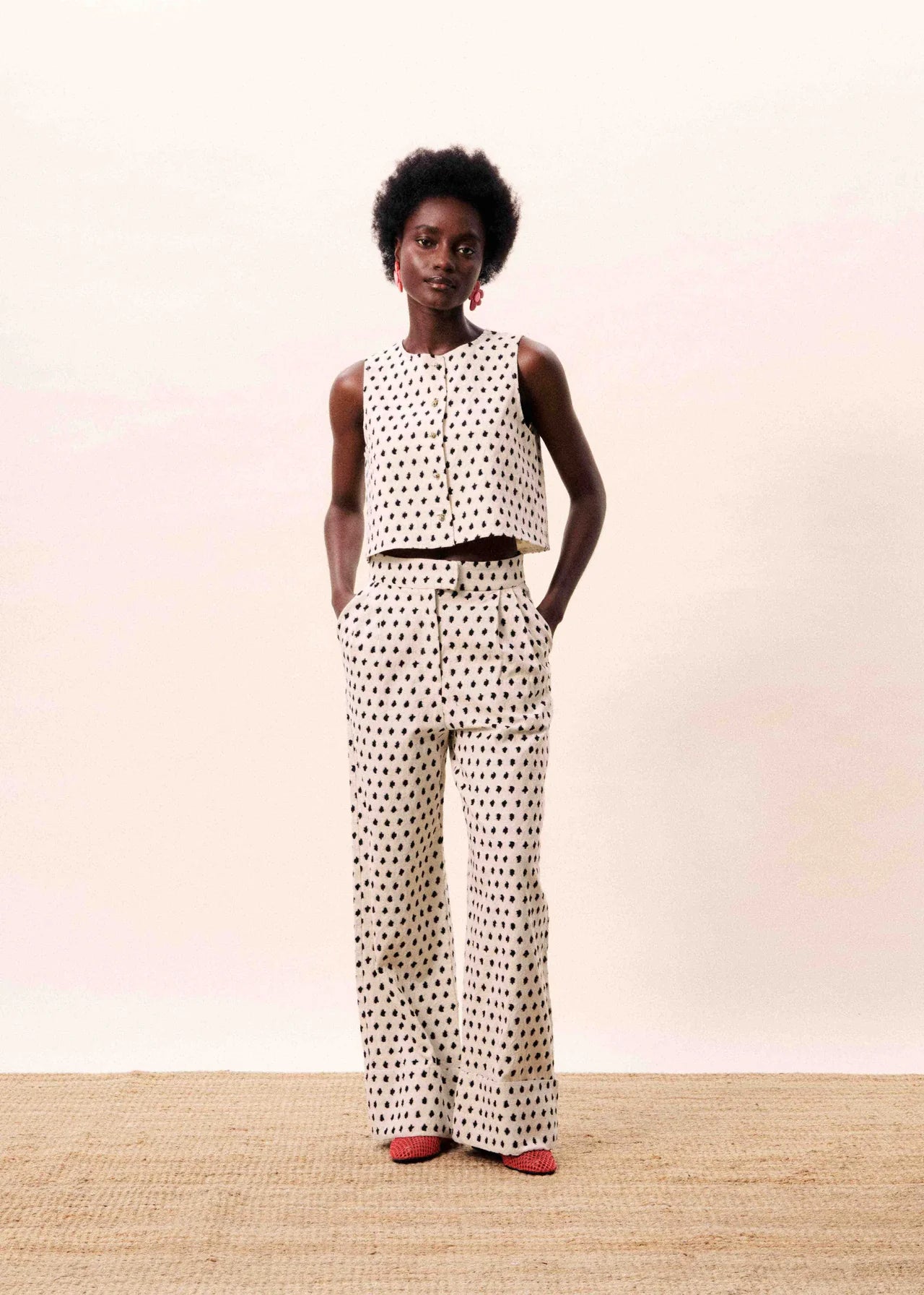 ISOLDE CREAM TROUSERS